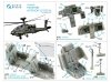 Quinta Studio QD48362 AH-64D 3D-Printed & coloured Interior on decal paper (Hasegawa) 1/48